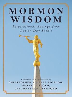 cover image of Mormon Wisdom